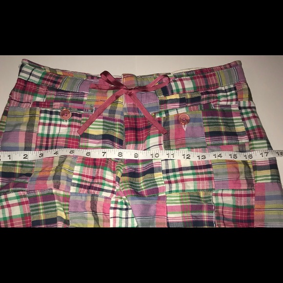 Marina Luna MADRAS Shorts Size 4 - Picture 6 of 8